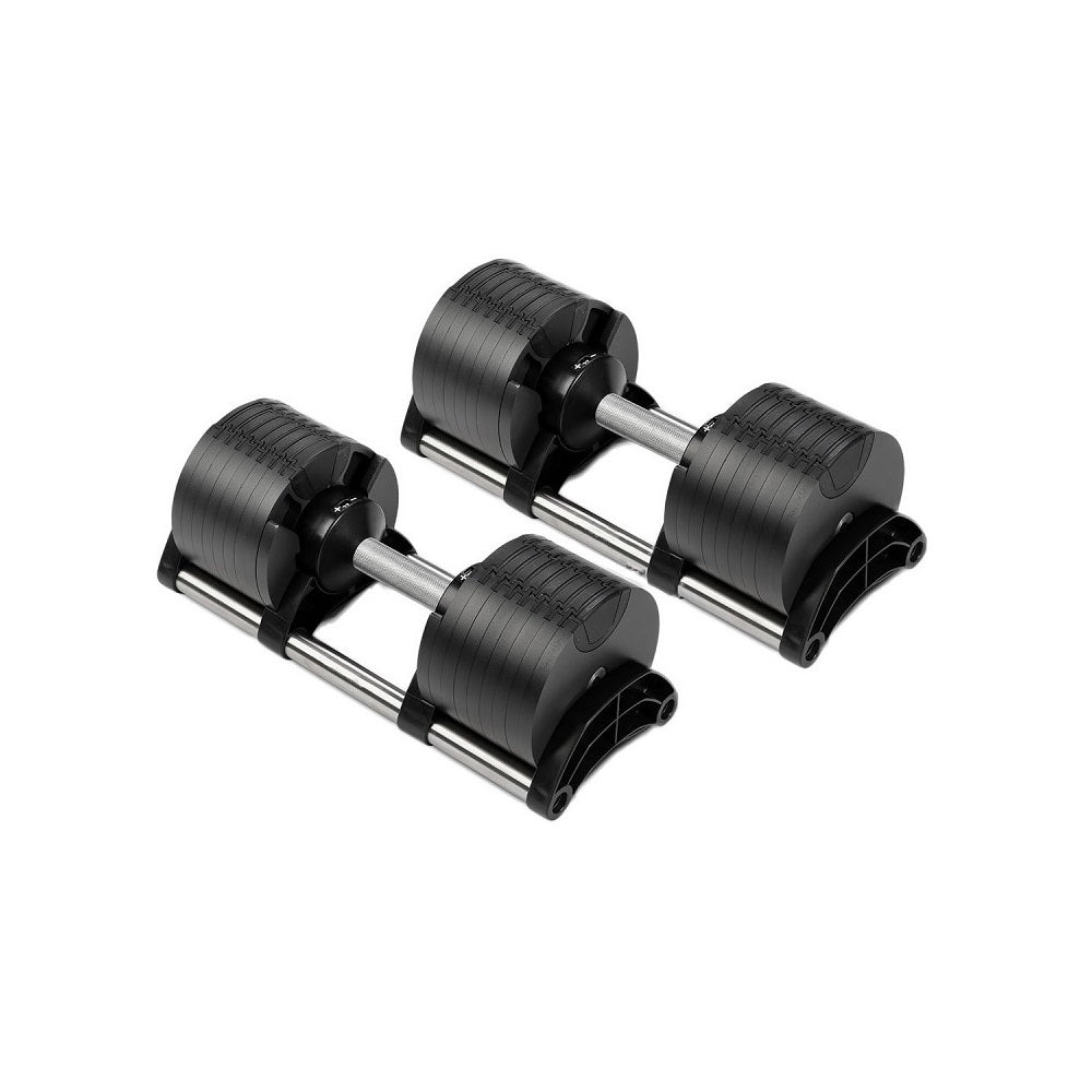 NUO Adjustable Dumbbell - 5 to 80lbs. – LOGANFIT